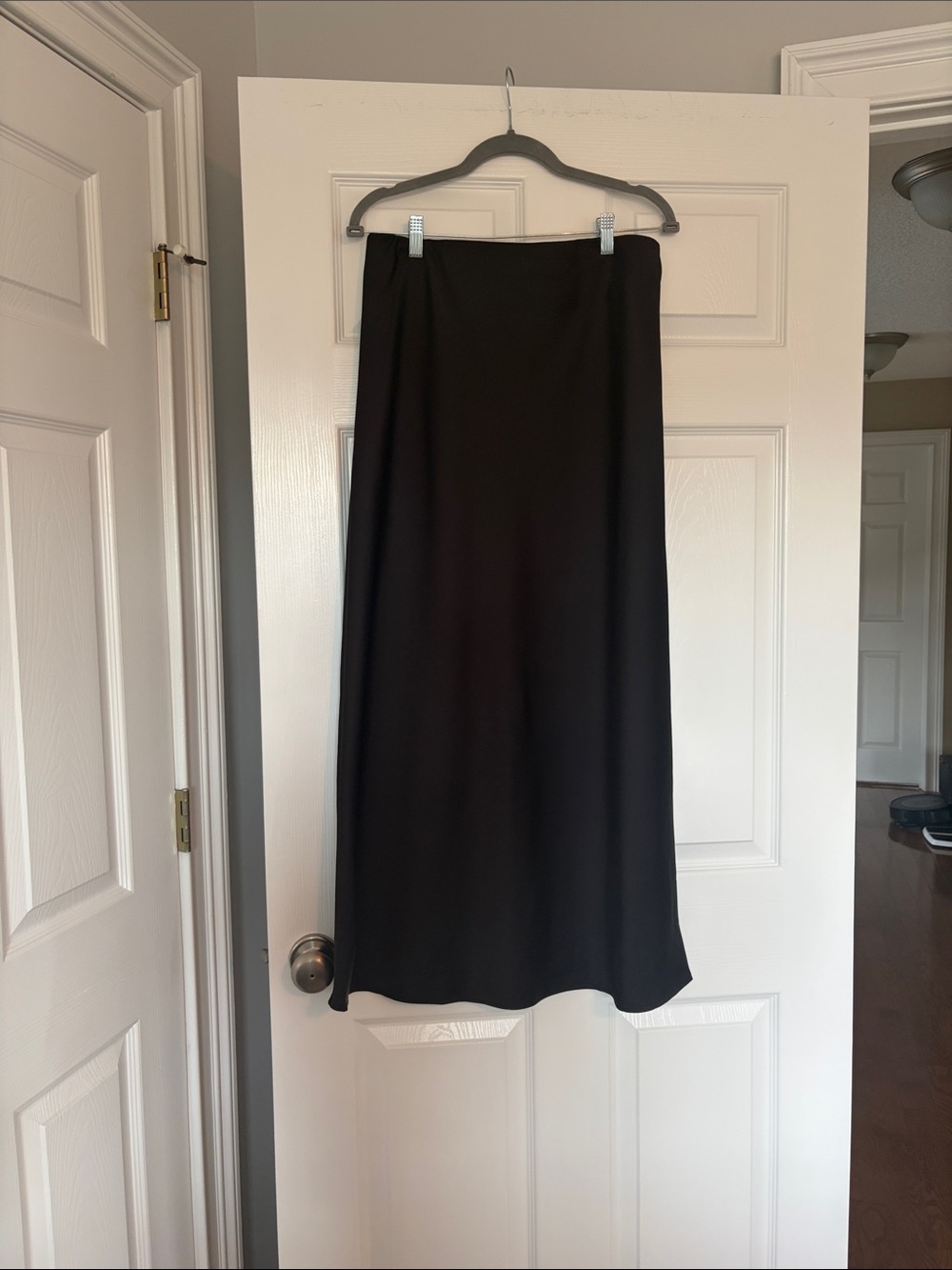 Classic Black Women's Midi Skirt